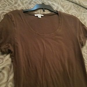 Brown short sleeve shirt